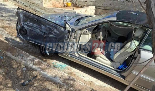 Σύρος: 72χρονος τραυματίστηκε σοβαρά όταν το αμάξι που έπλενε κινήθηκε ξαφνικά και τον παγίδευσε [εικόνα]