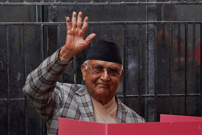 Khadga Prasad Sharma Oli ΝΕΠΑΛ