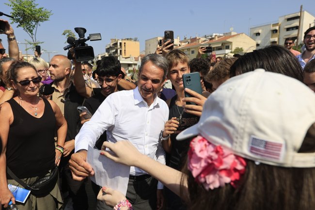 κυριακος μητσοτακης ομιλια μετρο