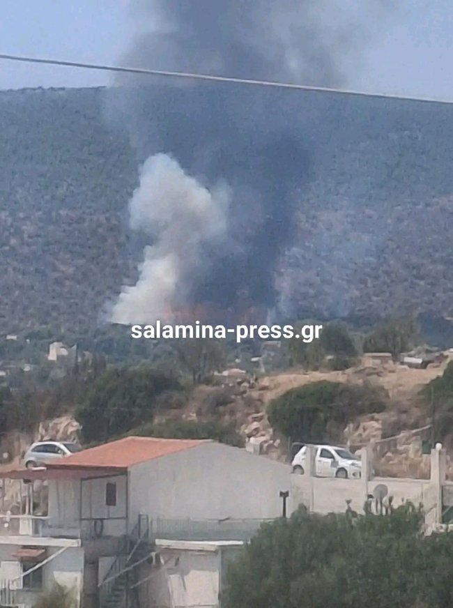 σαλαμινα φωτια