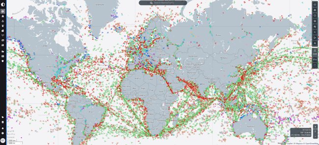 MarineTraffic Light View