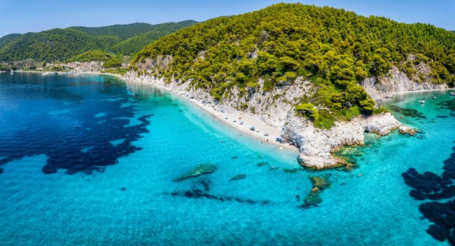 χοβολο σκοπελοσ παραλια