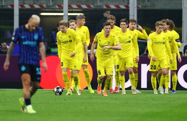 ΙΝΤΕΡ ΜΠΟΝΤΟ ΓΚΛΙΜΤ CHAMPIONS LEAGUE