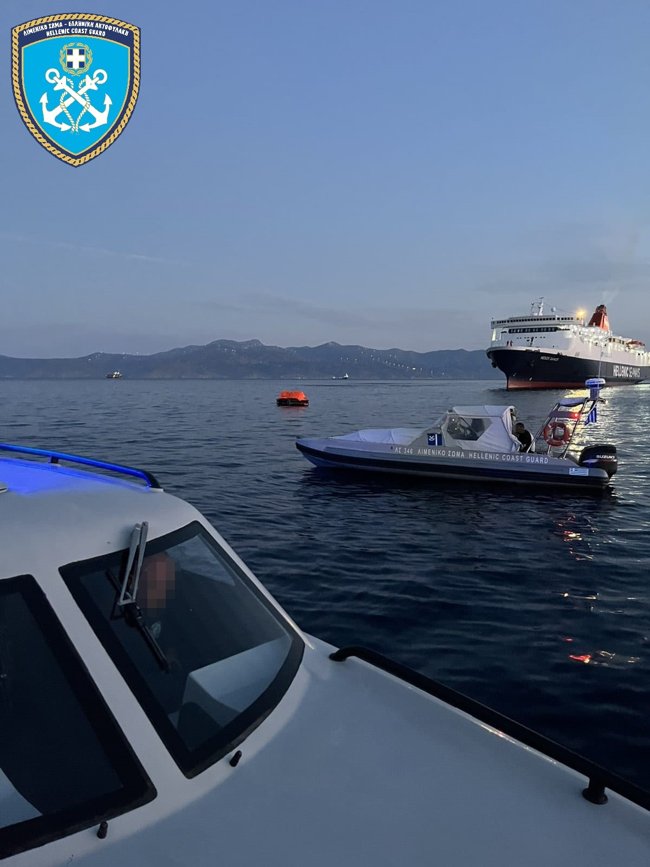 Στα 40 μέτρα το ναυάγιο του "Corsage C" βόρεια της Άνδρου - Δύο συλλήψεις, καταδύσεις δυτών και αντιρρύπανση υδάτων