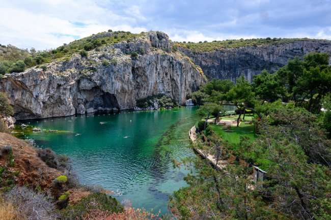 λιμνη βουλιαγμενησ