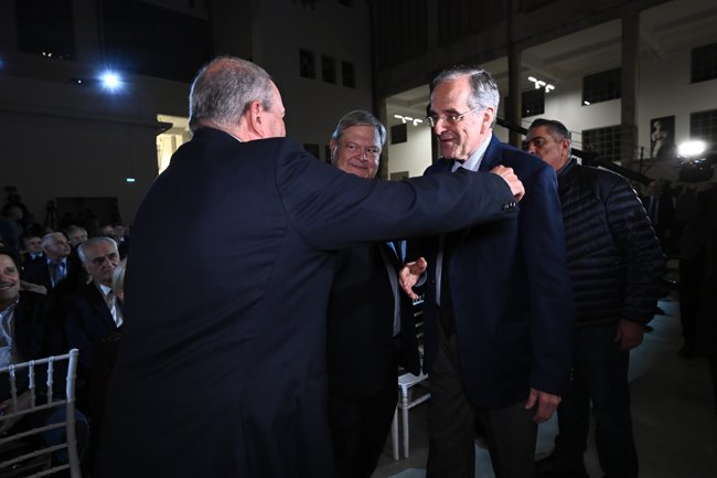 Καραμανλής Βενιζέλος με Σαμαρά