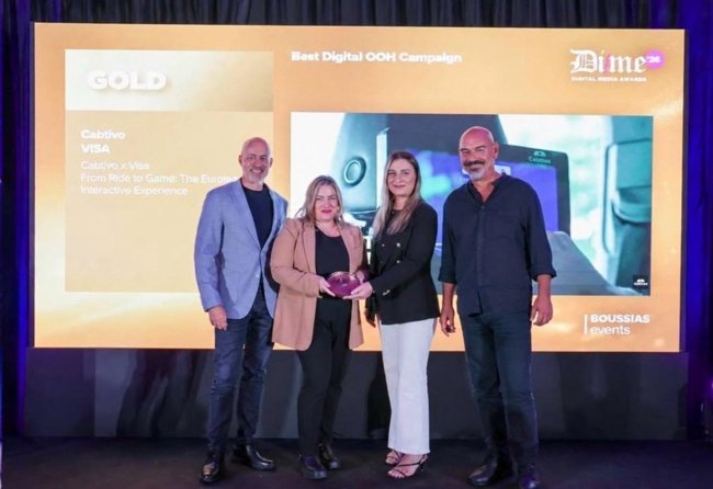 Η Cabtivo κατακτά Gold στα DIME Awards 2026