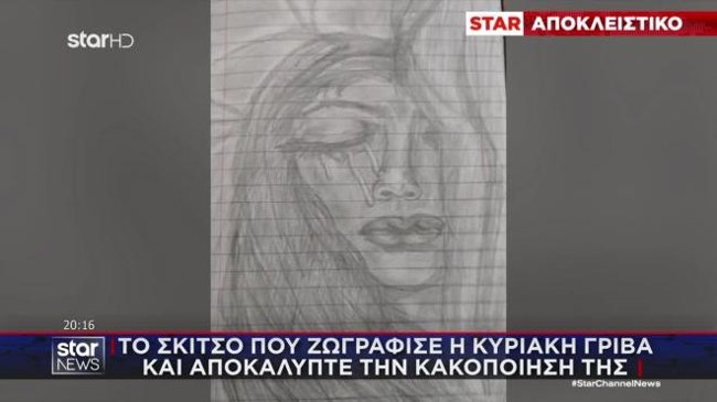 Κυριακή Γρίβα: Συγκλονίζει το σκίτσο που είχε ζωγραφίσει πριν το θάνατό της - 'Προφητικά' τα λόγια στο γράμμα που βρήκαν οι γονείς της