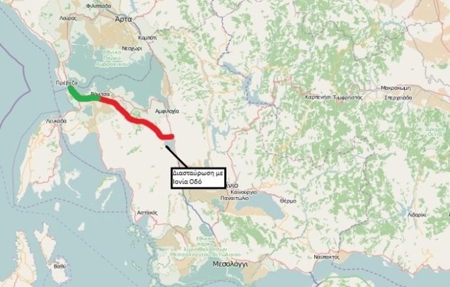 Εγκαινιάζεται την Τετάρτη 31/1 ο αυτοκινητόδρομος Άκτιο - Αμβρακία - Σε 3 ώρες και 20 λεπτά η διαδρομή Αθήνα-Λευκάδα