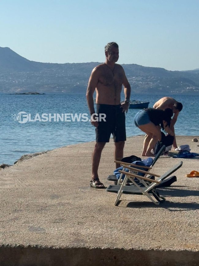 Κυριάκος Μητσοτάκης: Για πρωινό μπάνιο στο Μαράθι μετά το ατύχημα με το ποδήλατο
