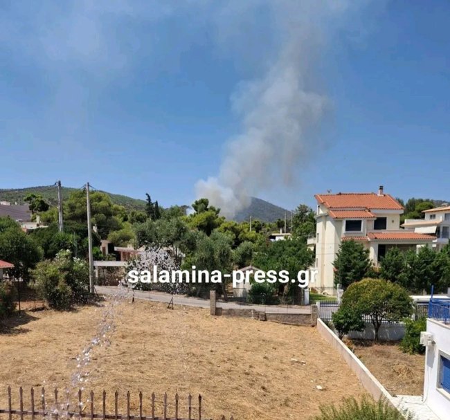 σαλαμινα φωτια