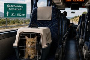 Ρόδος: Πολύωρη επιχείρηση για τη διάσωση δύο γατιών από απορριμματοφόρο - εικόνα 2