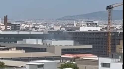 Φωτιά στο υπόγειο του Δικαστικού Μεγάρου στον Πειραιά