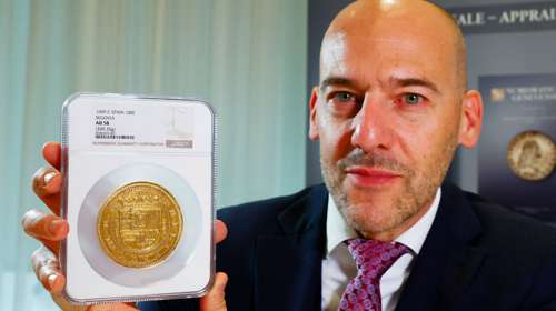 Ισπανικό χρυσό κέρμα του 1609 βγαίνει στο σφυρί με τιμή εκκίνησης 2 εκατ. ελβετικά φράγκα - Αναμένεται να σπάσει κάθε ρεκόρ