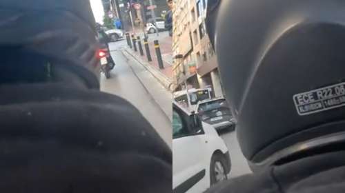 Ασυνείδητος οδηγός μηχανής έκανε σφήνες, παραβίαζε κόκκινα και τα ανέβαζε στο TikTok: "Να με δείξουν στις ειδήσεις"