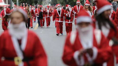 Κυκλοφοριακές ρυθμίσεις την Κυριακή 21 Δεκεμβρίου στο κέντρο της Αθήνας λόγω του "Athens Santa Run"