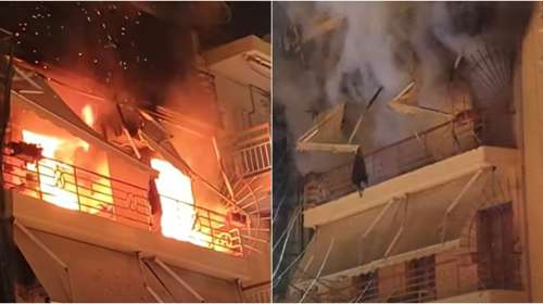 Φωτιά σε διαμέρισμα στην Κάτω Τούμπα - Εγκλωβίστηκε ζευγάρι ηλικιωμένων, διασωληνωμένη στο "Ιπποκράτειο" η γυναίκα