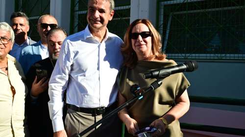 Στο 2ο δημοτικό σχολείο Άνω Λιοσίων ο Μητσοτάκης για τον αγιασμό της νέας σχολικής χρονιάς