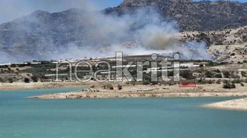 Λασίθι: Μεγάλη φωτιά στην Ιεράπετρα - Ήχησε το 112