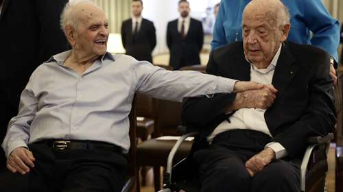 Λευτέρης Παπαδόπουλος και Μίμης Πλέσσας παρασημοφορήθηκαν από την Πρόεδρο της Δημοκρατίας