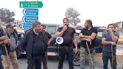 Κρήτη: Μηχανοκίνητη πορεία αγροκτηνοτρόφων στο Ηράκλειο - Θετικό βήμα η δήλωση Χατζηδάκη για συνάντηση [βίντεο]