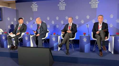 Ο πρόεδρος της ΕΡΤ Γιάννης Παπαδόπουλος στο Οικονομικό Φόρουμ των Δελφών: Η δημοσιογραφία στην εποχή της Τεχνητής Νοημοσύνης