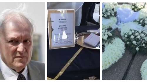 Σταύρος Γεωργίου: Σπαραγμός στην κηδεία του ποινικολόγου - Τραγικές φιγούρες οι κόρες του