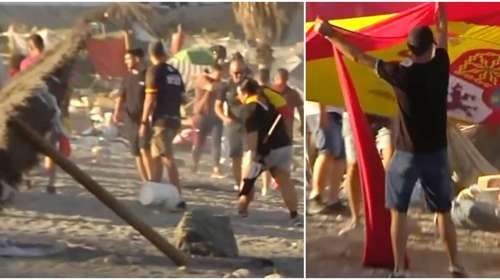 Θέουτα: Κλιμακώνεται η ένταση - Έκαψαν σκηνές μεταναστών και επιχείρησαν να μπλοκάρουν τη διανομή τροφίμων [βίντεο]