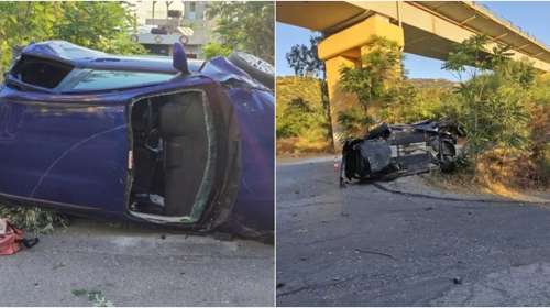 Ηράκλειο: Αυτοκίνητο έπεσε από γέφυρα 15 μέτρων – Εγκλωβίστηκε εικοσάχρονος οδηγός