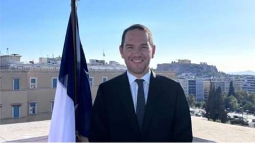 Νικόλας Κασσιανίδης: Ο νέος Γάλλος πρέσβης συστήνεται με Μαζωνάκη και φραπέ