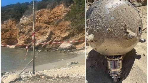 Θρίλερ στην Κρήτη: Εύρημα που παραπέμπει σε ρωσικό πυραυλικό εξάρτημα ξεβράστηκε σε παραλία του Αγίου Νικολάου