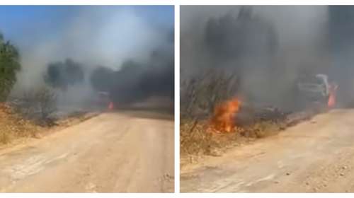 Σπάτα: Από το αυτοκίνητο όπου βρέθηκε η σορός ξεκίνησε η φωτιά  - Μαρτυρία ότι o οδηγός έχασε τον έλεγχο
