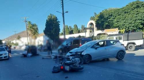 Ένας νεκρός και ένας τραυματίας σε τροχαίο στην Πάρο - Μηχανή συγκρούστηκε με αυτοκίνητο