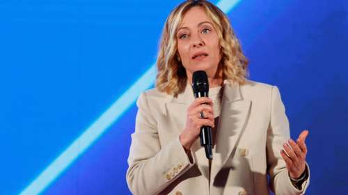 "Έγινε καταγγελία σε βάρος μου, στο Διεθνές Ποινικό Δικαστήριο, με την κατηγορία συμμετοχής σε γενοκτονία", δήλωσε η Τζόρτζια Μελόνι