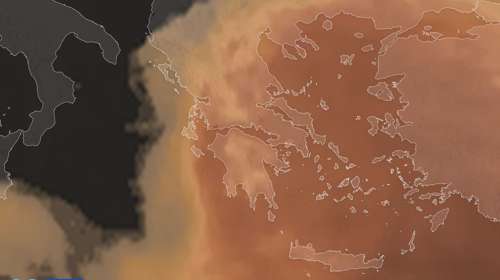 AtmoHub: Κορυφώνεται σήμερα η μεταφορά αφρικανικής σκόνης - Ποιες περιοχές επιβαρύνονται περισσότερο
