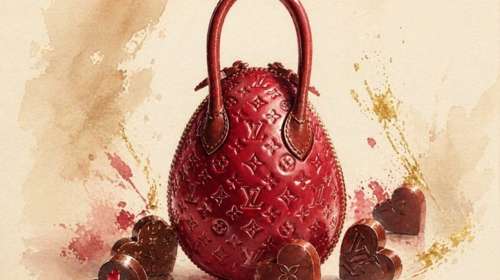 Louis Vuitton: Η κόκκινη σοκολατένια Egg Bag για τη Γιορτή της Μητέρας