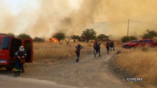 Φωτιά στο Ρέθυμνο: Στο Θριάσιο με αεροδιακομιδή 71χρονος με εγκαύματα  στο 40% του σώματός του