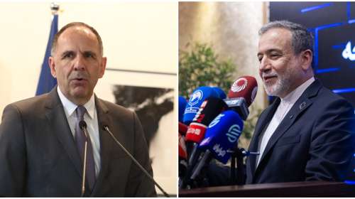 Γεραπετρίτης σε Αραγτσί: Αδιανόητο να θεωρείται η Ελλάδα εχθρική χώρα - Να διασφαλιστούν πλοία και πληρώματα στον Περσικό