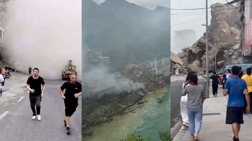 Σκηνές πανικού σε πόλη της Κίνας μετά από κατολίσθηση: Τουλάχιστον 8 νεκροί - Συγκλονιστικά βίντεο