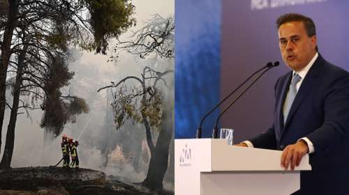 Παπασταύρου για φωτιές: "Στόχος να ξεκινήσουν αντιπλημμυρικά έργα πριν τα μέσα Σεπτεμβρίου"
