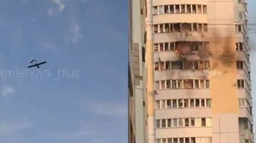 Η Ουκρανία επιτέθηκε μαζικά τη νύχτα με πάνω από 390 drones στην περιφέρεια της Μόσχας