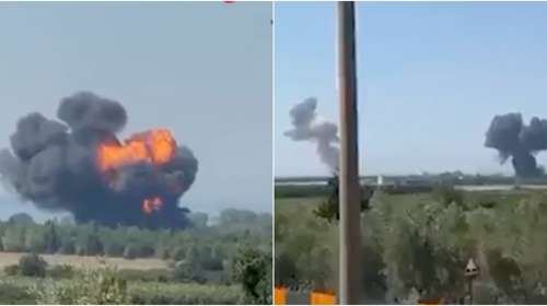 Τουρκία: Η στιγμή που το F-16 περνά ξυστά πάνω από αυτοκίνητο πριν συντριβεί - Νέα βίντεο από την πτώση στη Γιάλοβα