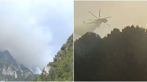 Φωτιά στην Τραπεζίτσα Κόνιτσας: Τεράστιο εμπόδιο το δύσβατο ανάγλυφο της περιοχής [βίντεο]