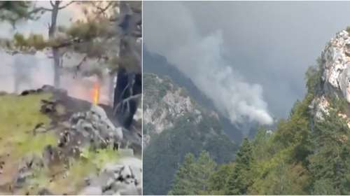 Ιωάννινα: Αναζωπύρωση στη φωτιά της Κόνιτσας - Αποτέλεσμα των ισχυρών ανέμων