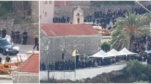 Βορίζια: Το σπαρακτικό μοιρολόι της χήρας του 39χρονου - Η μαυροφορεμένη πομπή για την κηδεία [βίντεο]