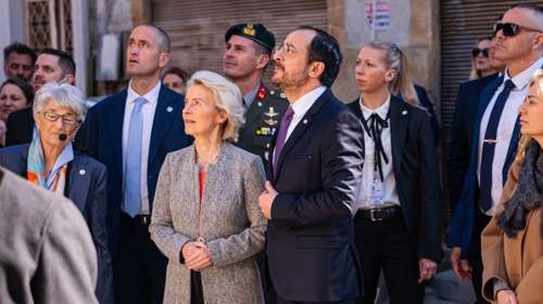 Η Φον ντερ Λάιεν στην Πράσινη Γραμμή στη Λευκωσία: 