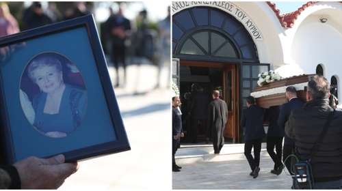 Βέφα Αλεξιάδου: Τελευταίο αντίο στην εθνική μαγείρισσα- Παρόντες 30 φίλοι και συγγενείς όλοι κι όλοι, κανείς "επώνυμος" [εικόνες]