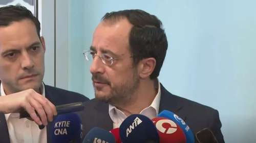 "Όποιος έχει στοιχεία να τα καταθέσει στις Αρχές": Η πρώτη αντίδραση Χριστοδουλίδη για το βίντεο με τις "μίζες"