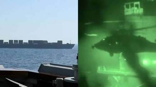 "Εκκενώστε το μηχανοστάσιο": Η στιγμή που το αντιτορπιλικό μπλοκάρει το ιρανικό πλοίο και ακολουθεί ρεσάλτο πεζοναυτών