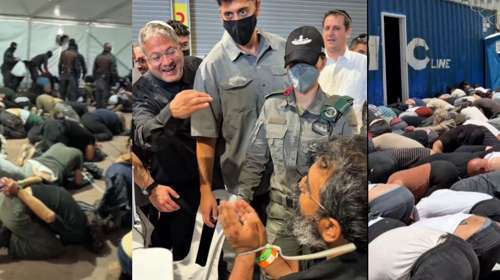 Εικόνες ντροπής στο Ισραήλ: Υπουργός χλευάζει ακτιβιστές δεμένους πισθάγκωνα - "Εμείς είμαστε αφέντες εδώ" [βίντεο]